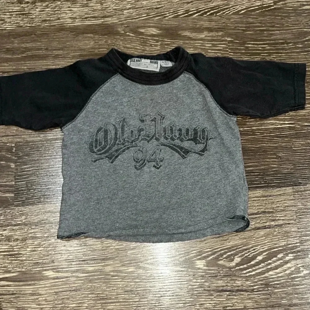 12-18 month quarter length sleeve top